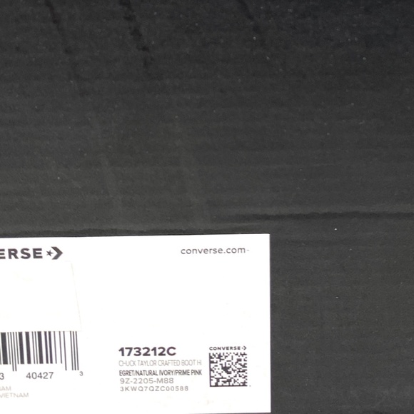 Converse Chuck Taylor Crafted Boot High Top Leather Ivory Women Sneakers 173212C - Picture 9 of 10